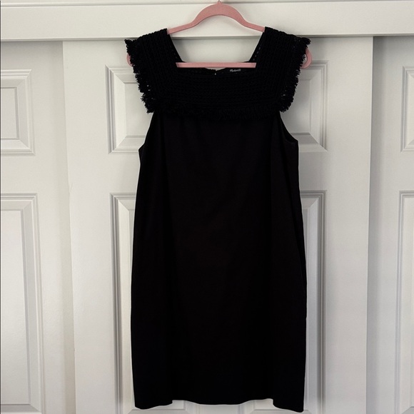 Madewell Dresses & Skirts - Madewell Black Garment Mini Dress with Trim Size: 10. ✨